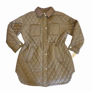 Michael Kors long quilt jacket